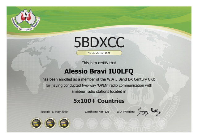 5BDXCC Open - 800 #121